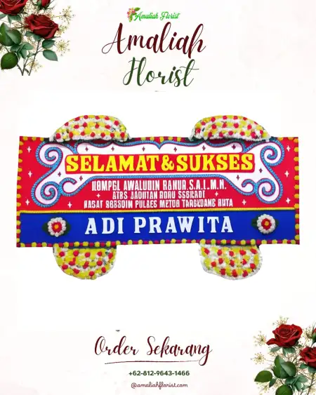 Papan Bunga Ucapan Selamat Perboto
